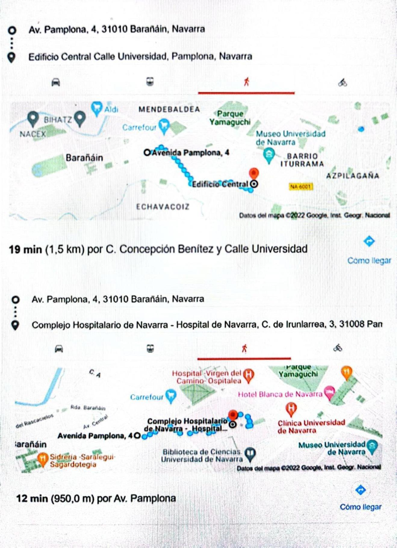 Los Sauces Pamplona Hospitales Universidad Baranain Екстер'єр фото